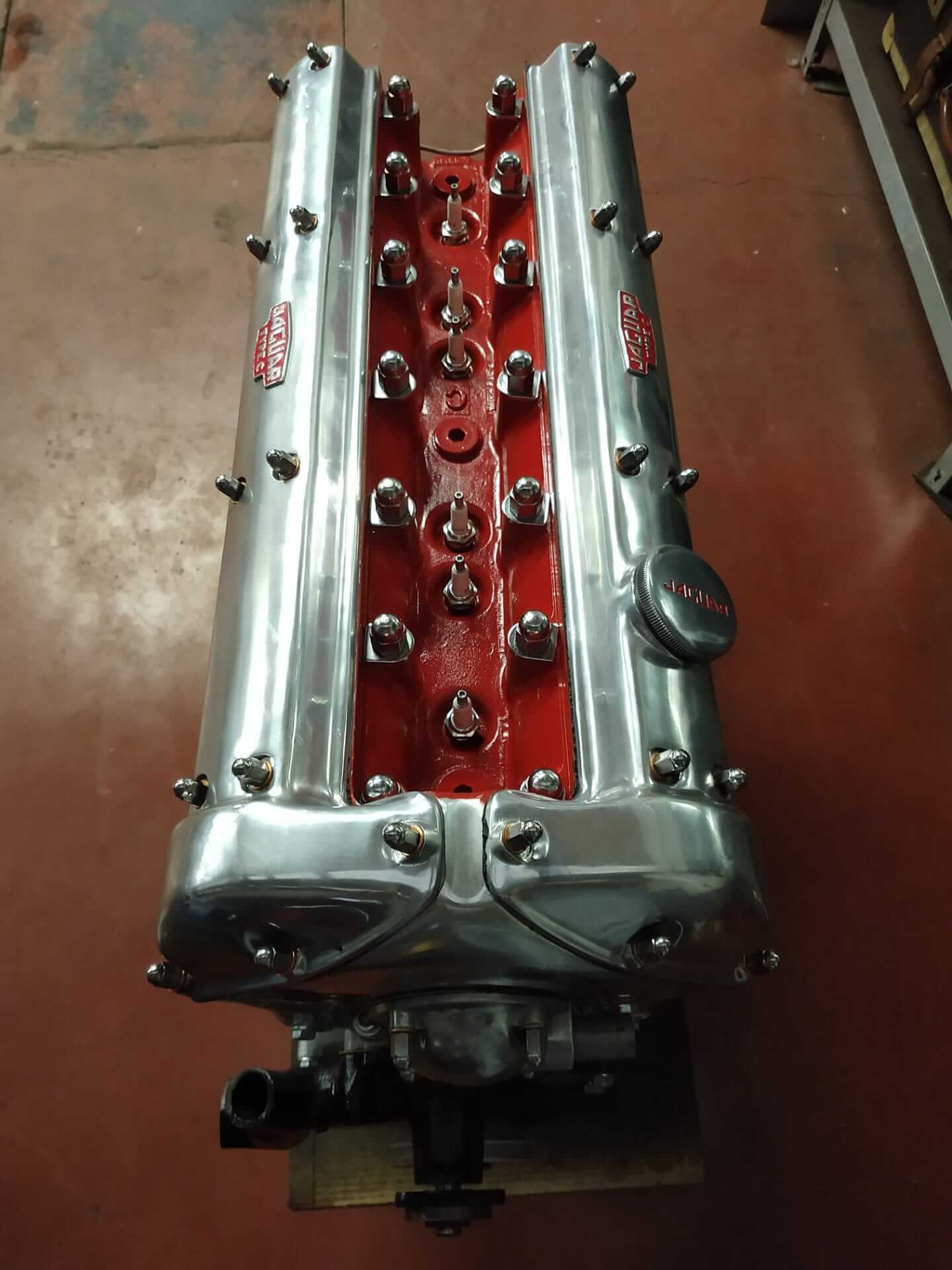 Jaguar C Type engine Red Baron Garage